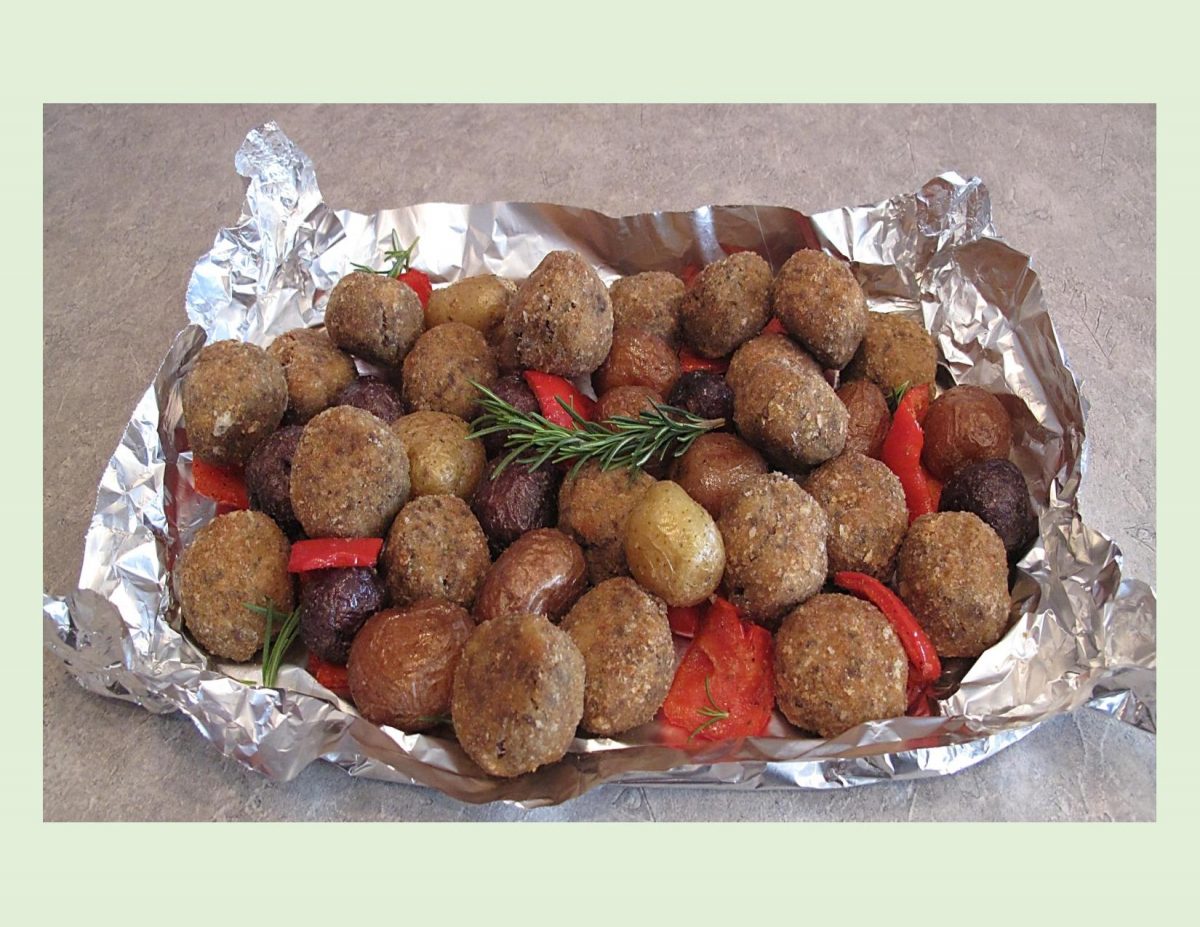 Fried Meatballs w/ Potato