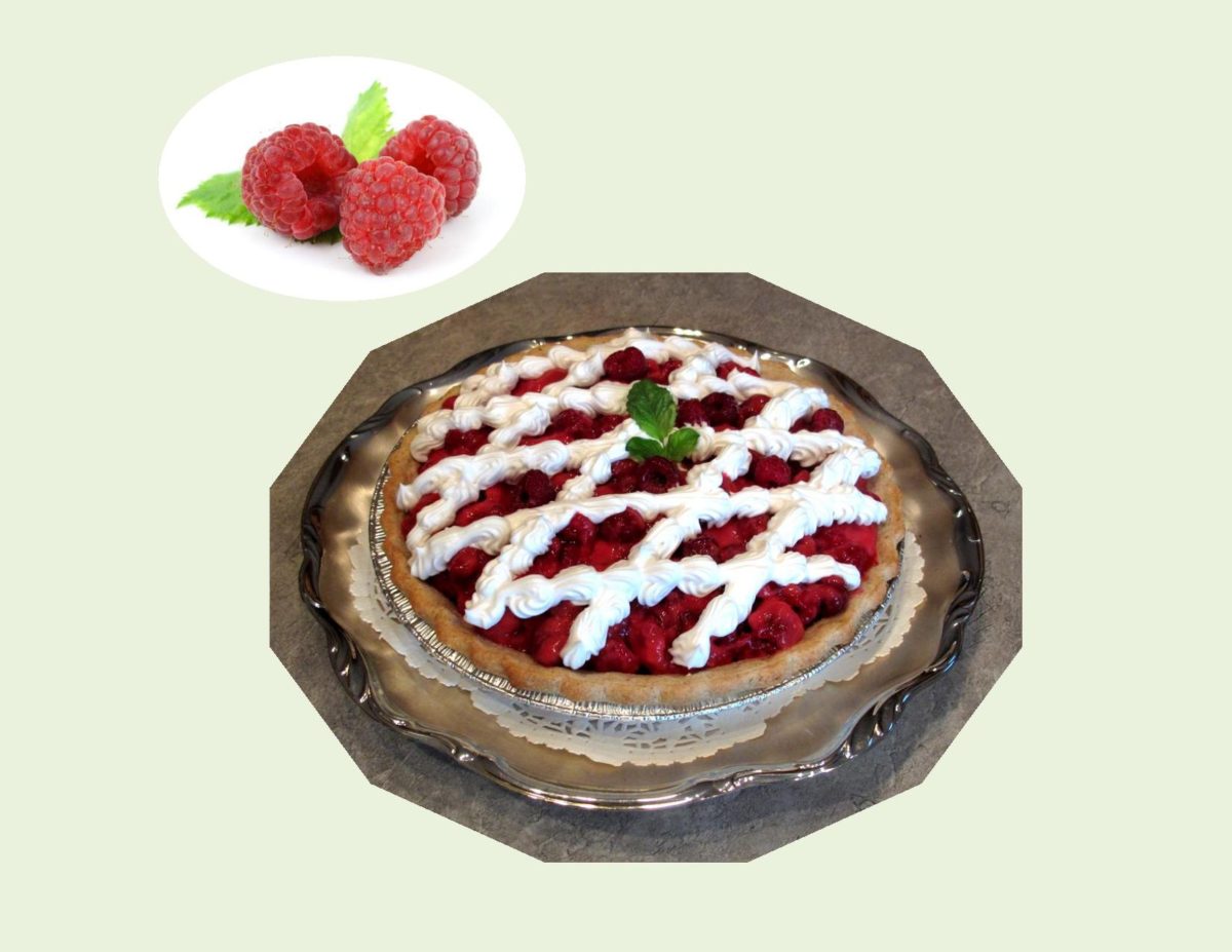 Raspberry Vanilla Cream Pie