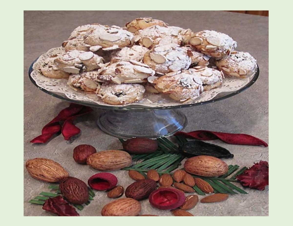 Cherry Marzipan Cookies