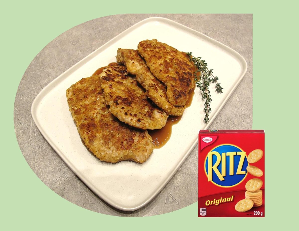 Ritz Cracker Crumb Pork Chops